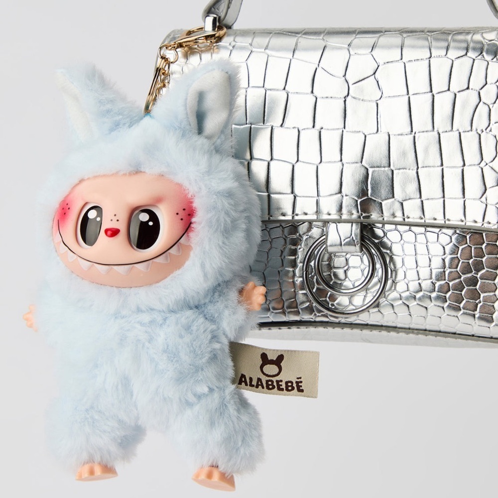 Labubu Inspired Faux Fur Keychain Set – Multiple Colours - Picture 6 of 16